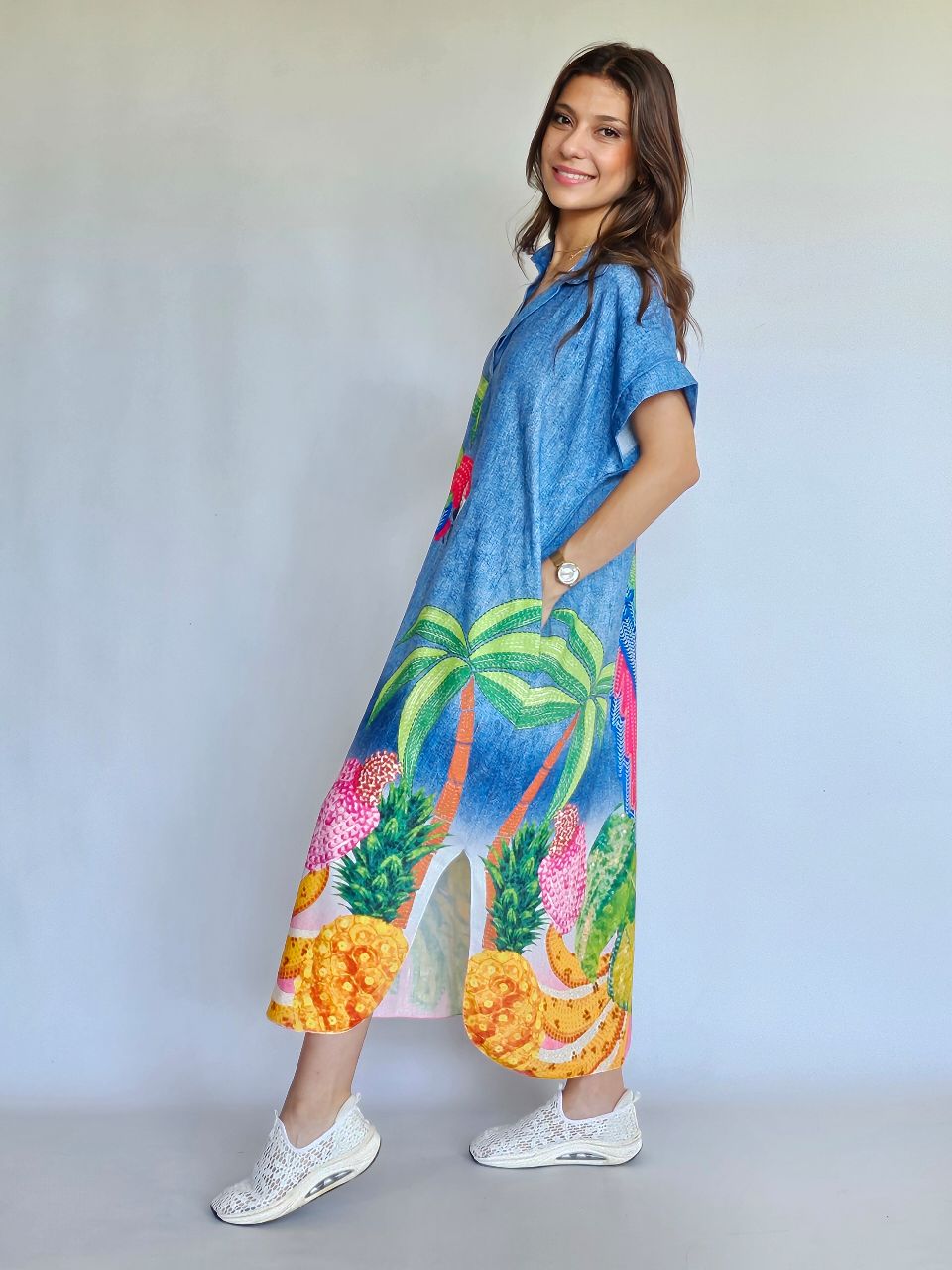 The "Parrot" Shirt Dressindex