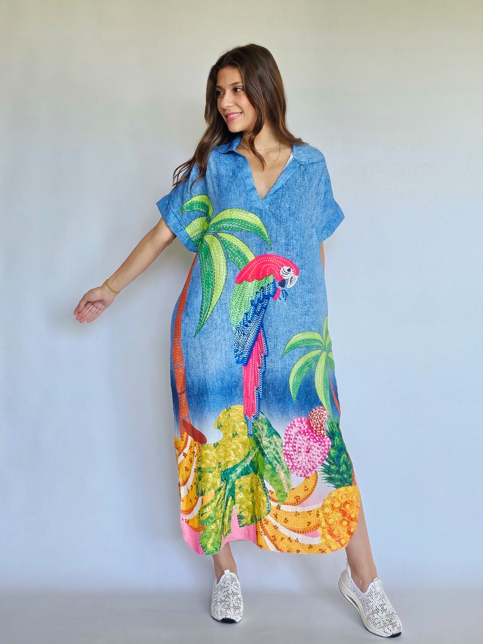 The "Parrot" Shirt Dressindex