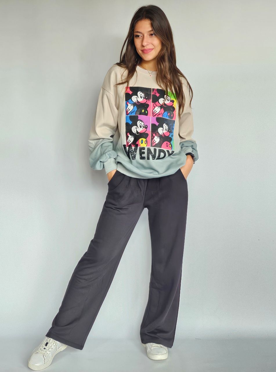 Loose Sweatpants with Lacesindex